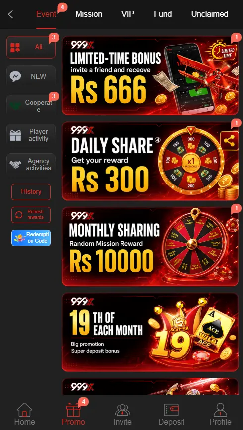 999X Game Rewards